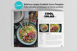 Canva Recipes CookBook Template