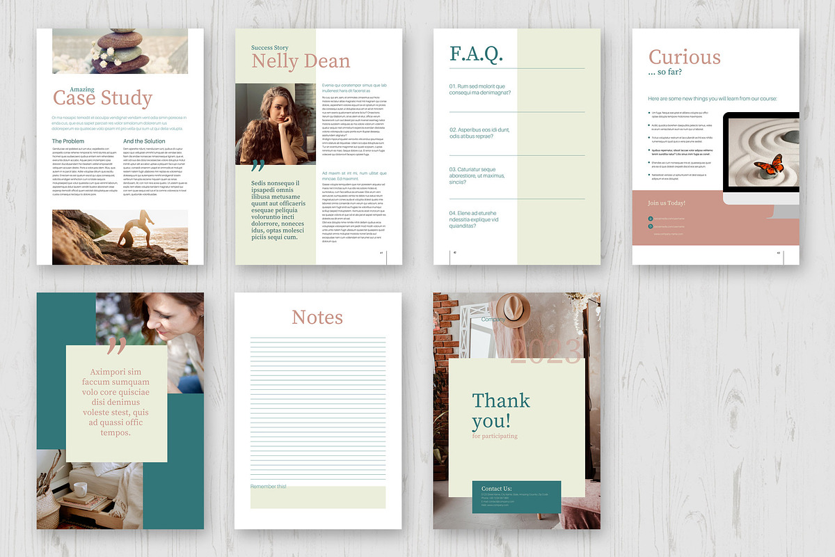 Canva Course Workbook Template, a Marketing Template by Sabin (Photo 9 of 9)