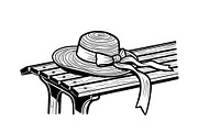 Vintage Park Bench Vector Bundle, an Illustration by jahid234 (Thumbnail 7 of 49)