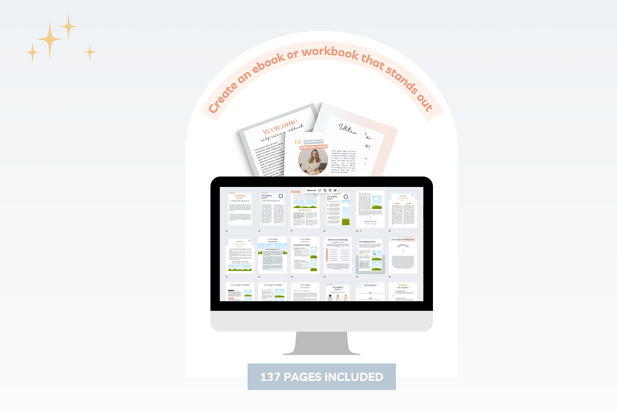 Ebook Workbook Canva Template preview 3
