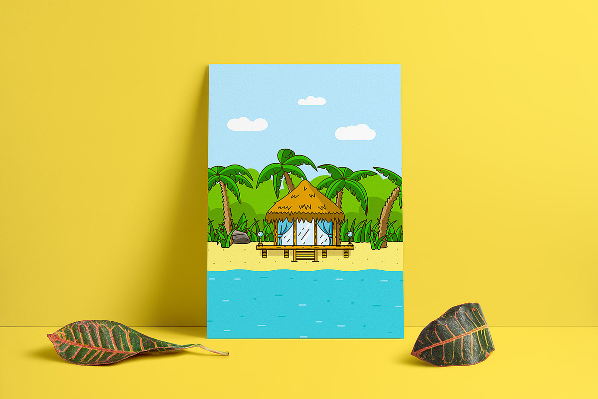 Tropical postcards, an Illustration by Hellgram (Photo 2 of 5)