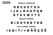 Monolith typeface (intro sale), a Font by Rvq Type Foundry (Thumbnail 5 of 6)