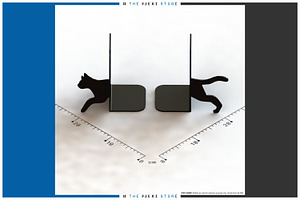 Running Cat Bookend 1