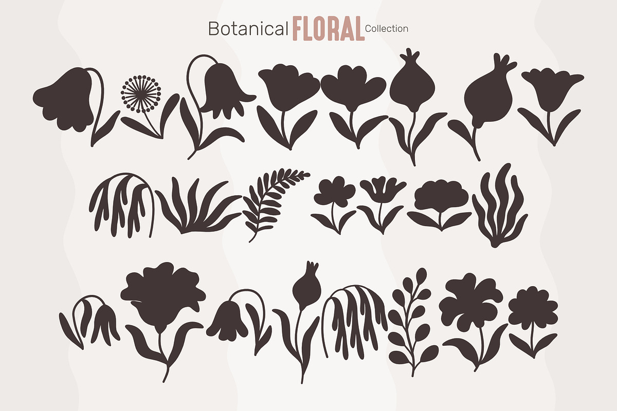 Botanical Floral Collection, an Object Graphic by moja doodle (Photo 10 of 11)