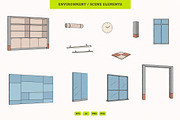 Modern Gym Scene Creator, an Illustration by MEANDSTUDIO (Thumbnail 5 of 5)