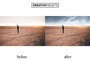 30 Cloudy Sky Overlays, a Layer Style Add-On by CreativePresets.com (Thumbnail 8 of 9)