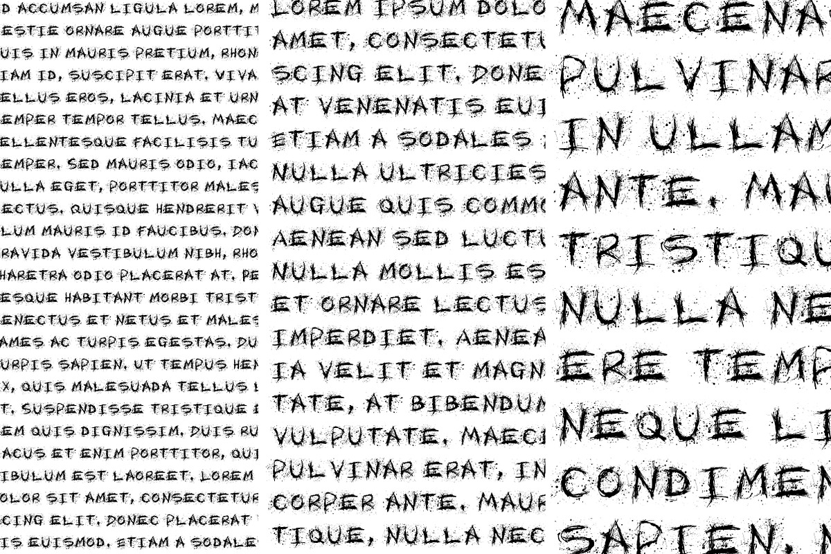 Isaiah 53 Ink Splatter Typeface preview 5