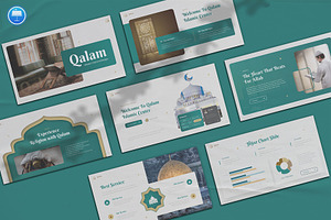 Islamic Centre & Mosque Keynote, a Presentation Template by Pixslides