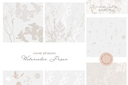 BUNDLE Floral watercolor paper, a Texture Illustration by Anna Sokol (Thumbnail 18 of 71)