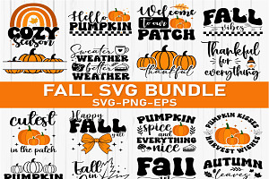 Fall Quotes Svg Bundle, Fall Svg Png, an Object Graphic by Digi_Design_World