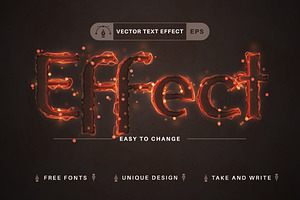 Ember - Editable Text Effect