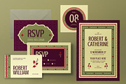 Wedding Invitation Set, an Invitation Template by graphicook (Thumbnail 3 of 3)