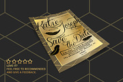 Gold Wedding Invitation, an Invitation Template by Tiaga (Thumbnail 3 of 3)