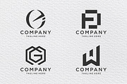 Set of monogram logo design. PART 3, a Branding & Logo Template by BARONSTD (Thumbnail 5 of 5)