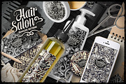 Hairstyle Graphic Doodle Patterns, a Pattern Graphic by BALABOLKA (Thumbnail 5 of 6)