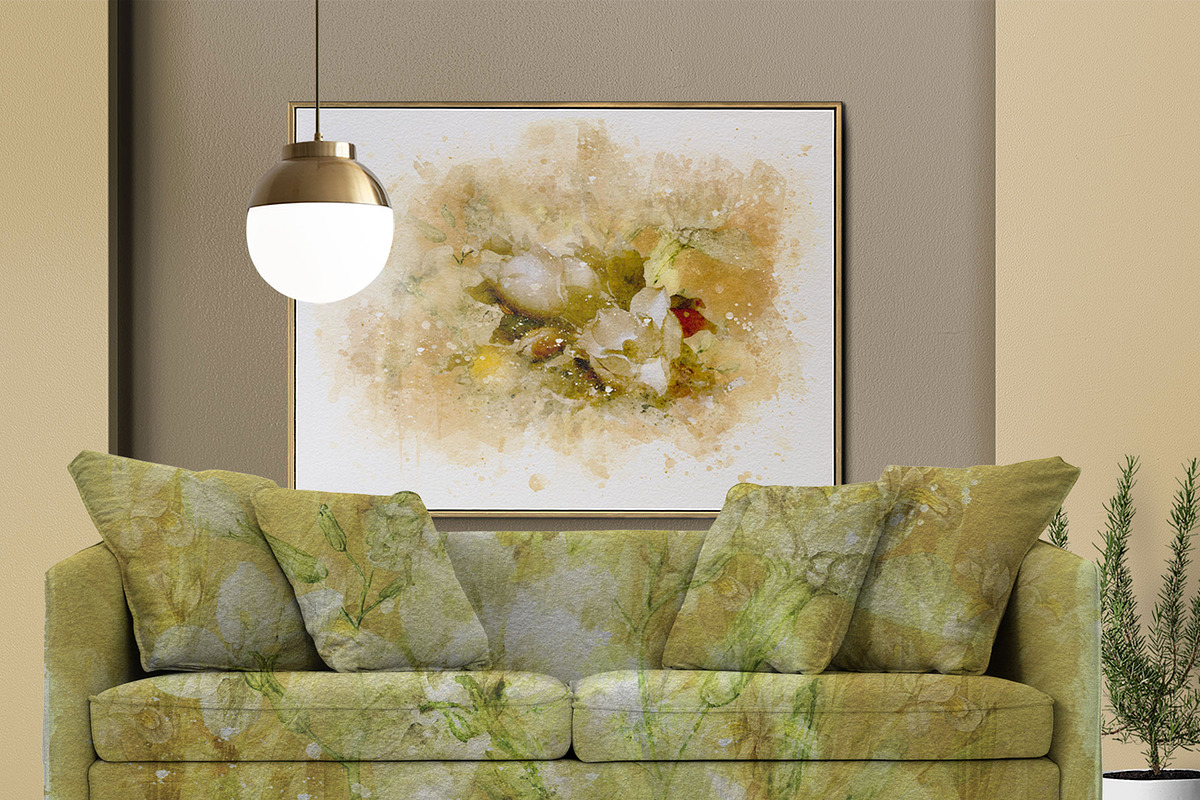 Poetic Watercolor Backgrounds, a Pattern Graphic by Suna Kosem (Photo 4 of 26)