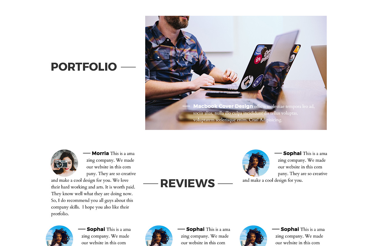 Urann - Multi Purpose HTML5 Template, a Bootstrap Template by Porluffy (Photo 3 of 3)