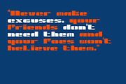 Srg-BlockShot display font, a Font by Srg® (Thumbnail 5 of 10)