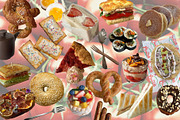 DELICIOUS Food Collage Kit, an Object Graphic by Mystik Vision (Thumbnail 6 of 8)