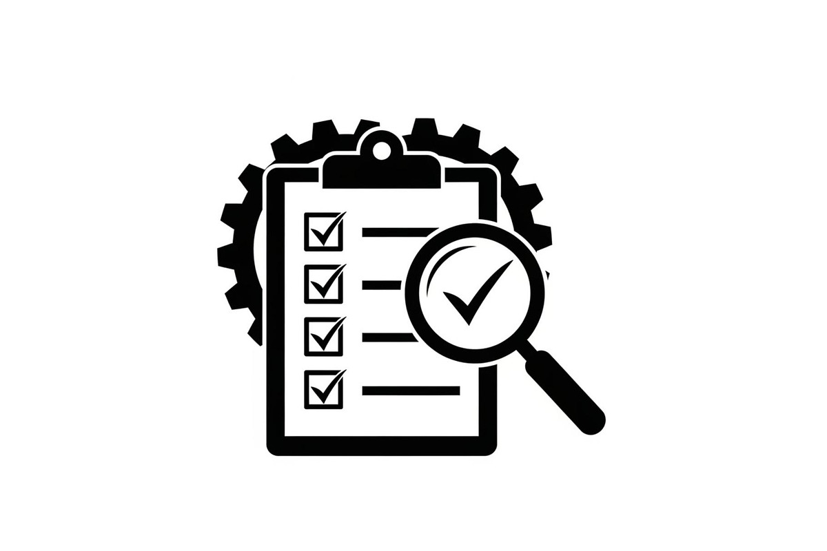 Factory Quality Checklist Silhouette, a Graphic by hafijul (Photo 7 of 14)