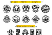 Space badge bundle, a Templates & Theme by DGIM studio (Thumbnail 5 of 9)