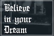Mekre Decorative Font, a Blackletter Font by WhymoreArt (Thumbnail 2 of 5)