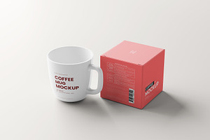 Mug And Box Mockups