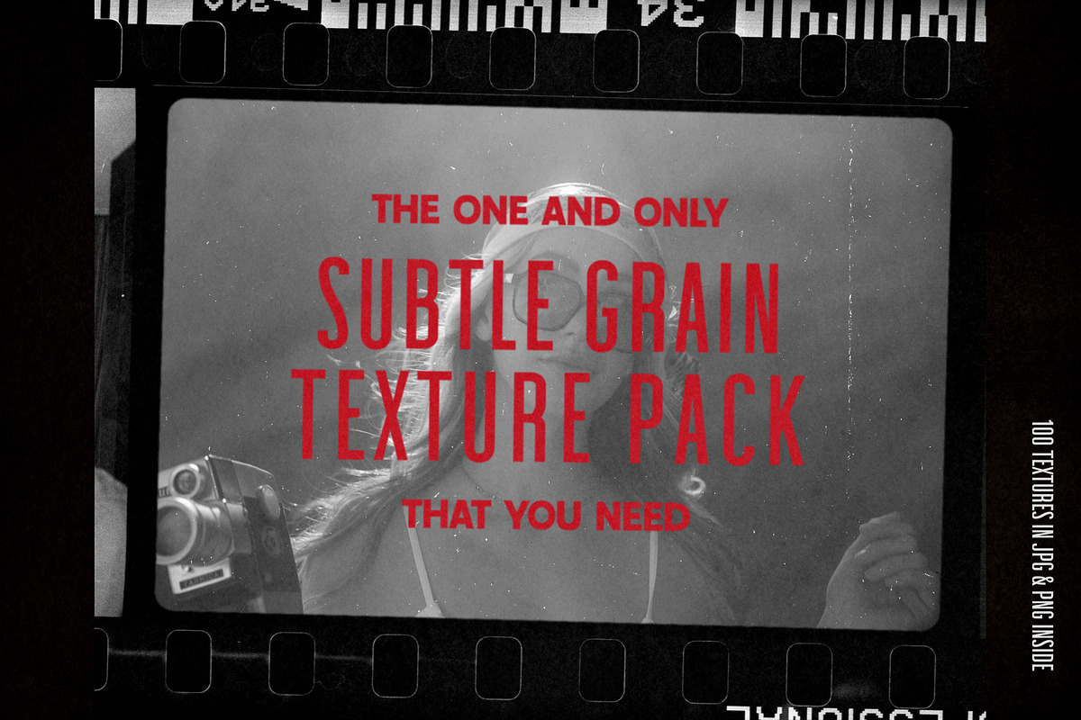 100 Subtle Grain Textures + FREEBIE, a Texture Graphic by Bart Wesolek (Photo 1 of 8)