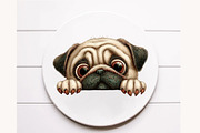 Breeds of Peeking Dogs New Clipart, a Seasonal Illustration by Designworld (Thumbnail 10 of 10)