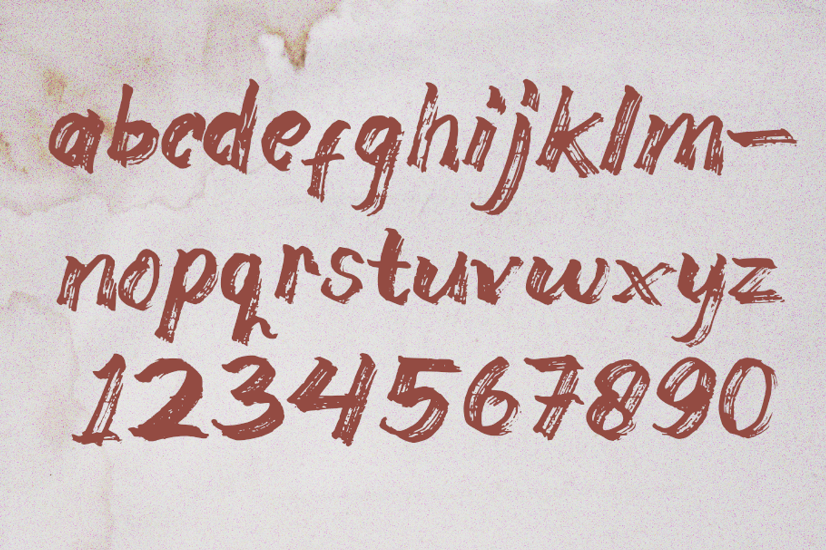 Alkaly Texture Typeface, a Font by SSI.Scraps (Photo 7 of 12)