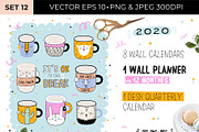 BUNDLE STATIONERY planners calendars, an Object Graphic by Ruslana Lubenets (Thumbnail 69 of 96)