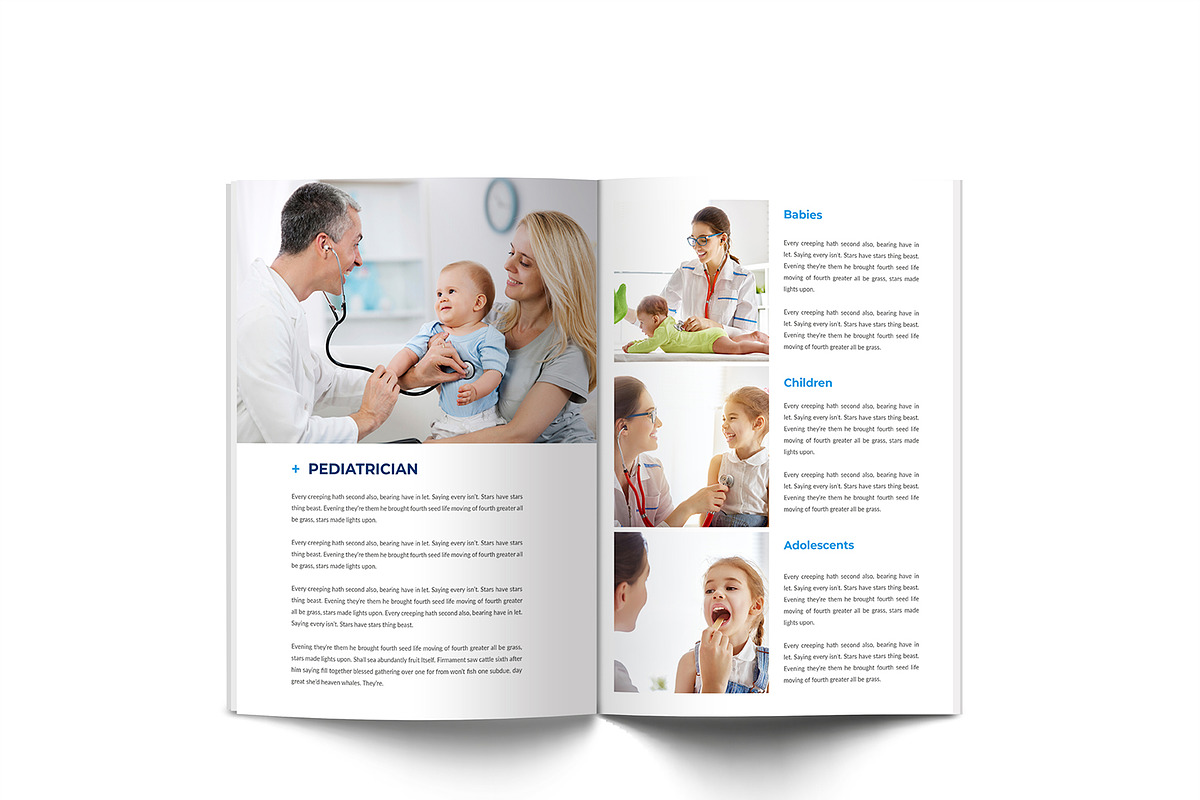 Medical & Hospital A4 Brochure, a Brochure Template by Incools Stokie (Photo 10 of 13)