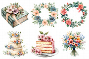 Wedding Watercolor Clipart, an Illustration by Daily.Designs (Thumbnail 3 of 7)