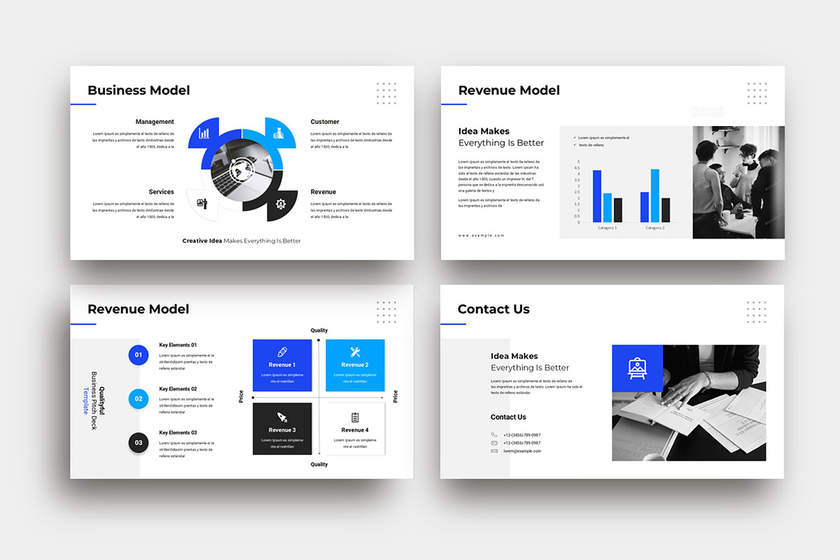 Business Pitch Deck Presentation, a Presentation Template by Dream-Lab (Photo 7 of 7)