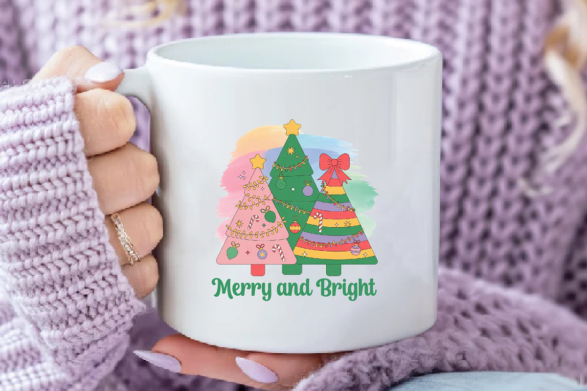 Brushstroke Christmas Tree PNG Merry, an Illustration by Daily.Designs (Photo 3 of 5)