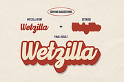Wetzilla, a Handwritten Font by Forberas Club (Thumbnail 2 of 8)