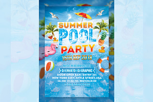 Pool Party Flyer