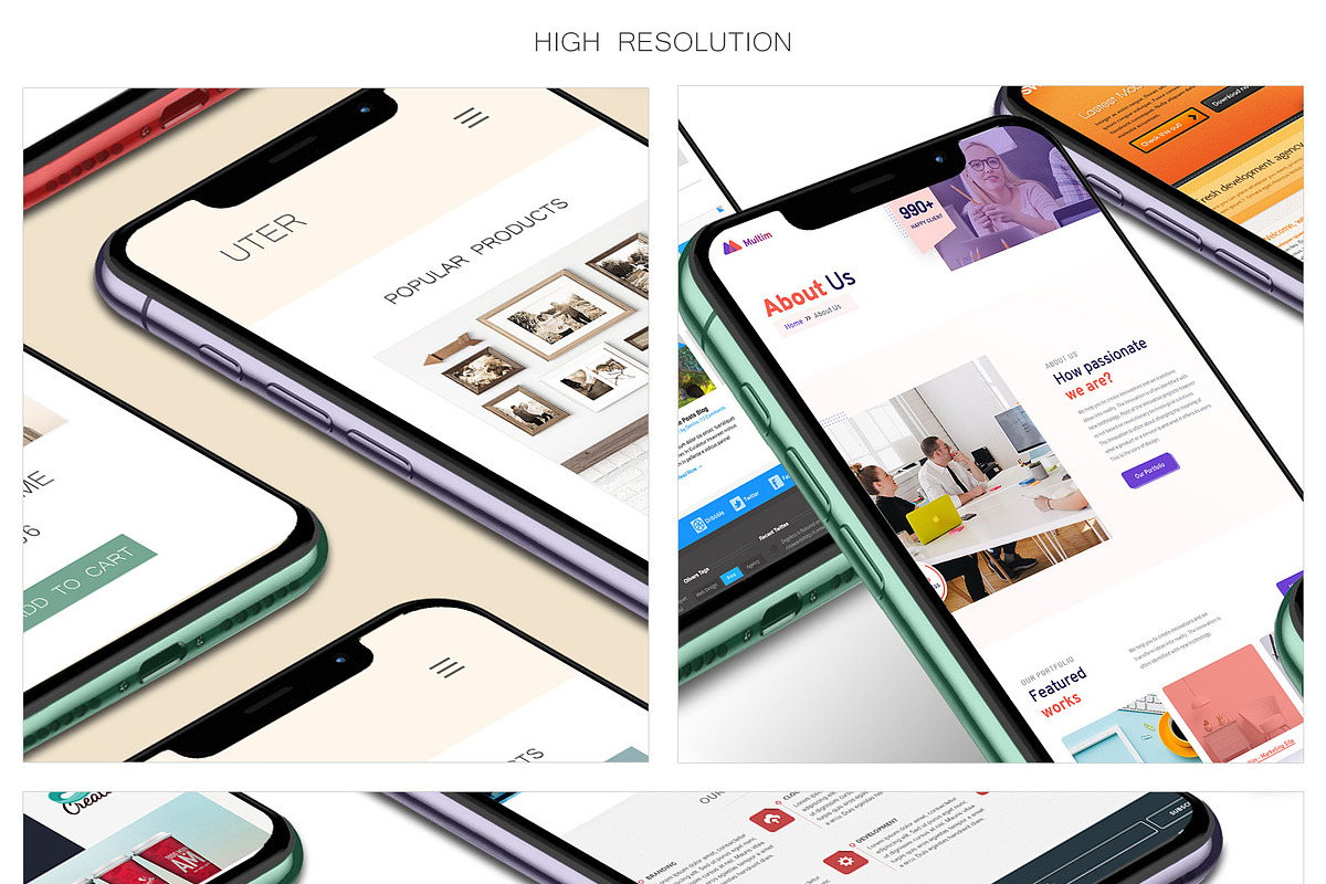 ALL 3D iPHONE MOCK-UP BUNDLE VOL-I0, an iPhone Mockup by Graphicsworld125 (Photo 9 of 19)