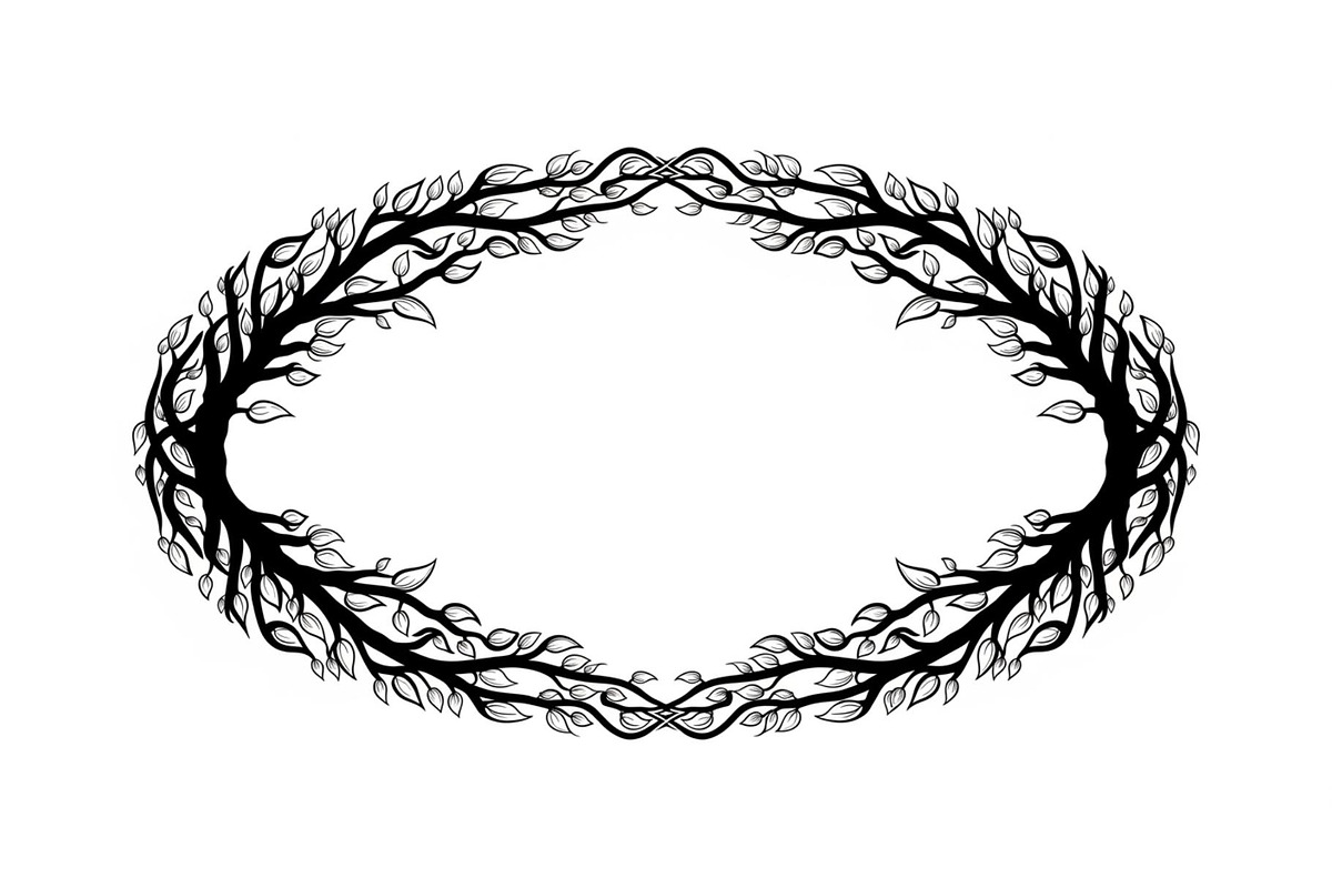 Nature Wreath Frame Vector Bundle, an Illustration by jahid234 (Photo 20 of 51)