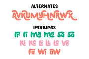 Holiday Christmas - Bubble Display, a Handwritten Font by SaktiAvellin (Thumbnail 7 of 9)