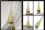 Champagne Bottle Mockup V2, an Advertising Mockup by HexenDesigns (Thumbnail 2 of 12)