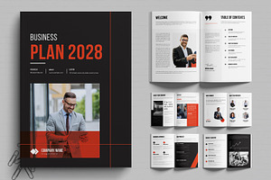 Corporate Business Plan Brochure, a Brochure Template by MightyDesign