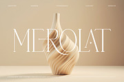 Merolat || Modern Minimalist Serif, a Serif Font by Ermedia Studio (Thumbnail 1 of 8)