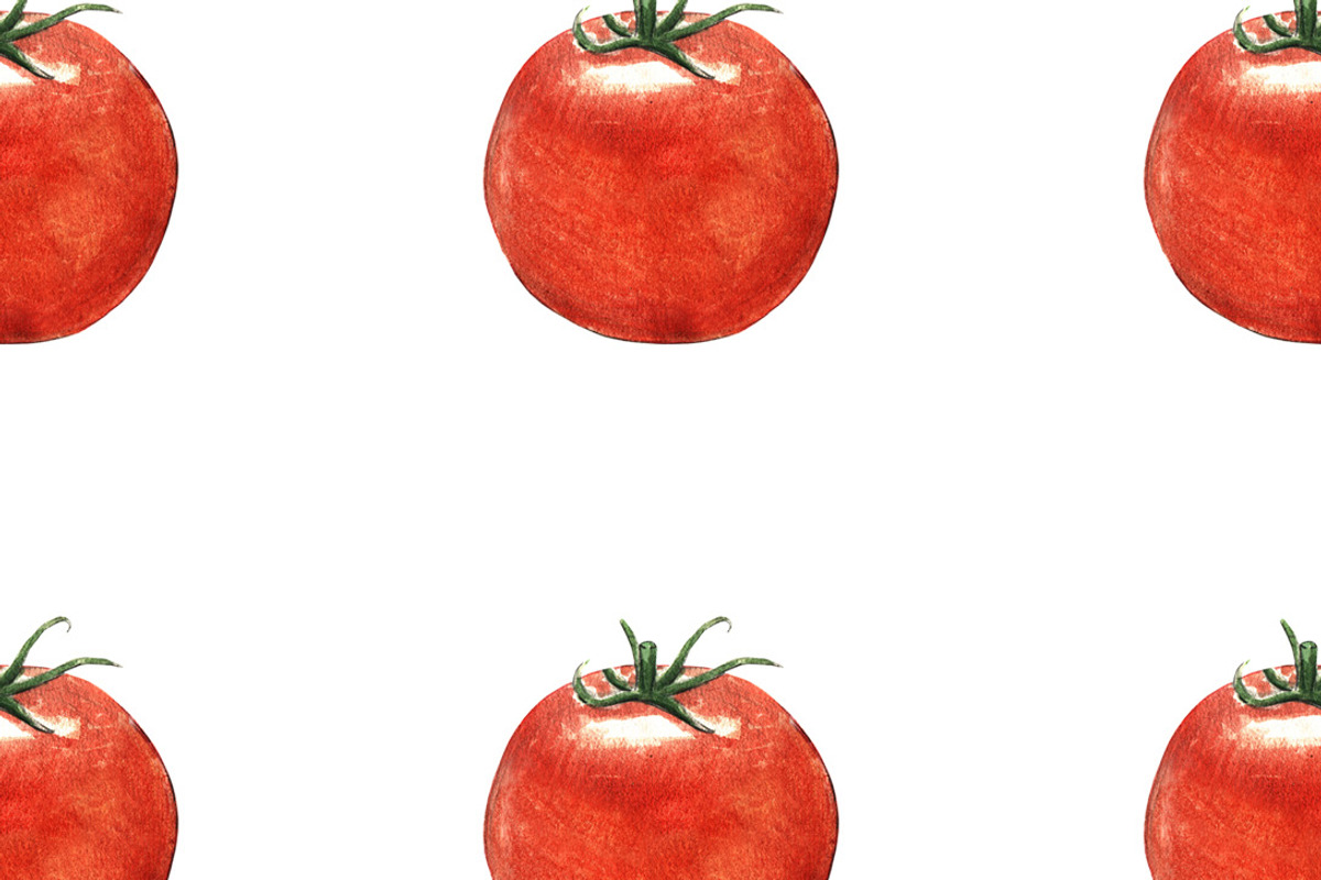 Tomato watercolor set, a Food Illustration by wedraw (Photo 4 of 4)