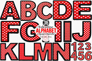Valentine Alphabet Clipart Bundle, an Illustration by Canvas Craft (Thumbnail 1 of 6)
