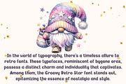 Groovy Retro Star - Handwritting, a Handwritten Font by Charmingbear59.design (Thumbnail 3 of 5)