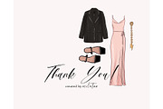 Fashion apparel women clothes, an Illustration by Milatoo (Thumbnail 10 of 10)