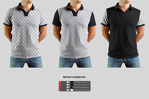 6 Mockups Polo Shirt