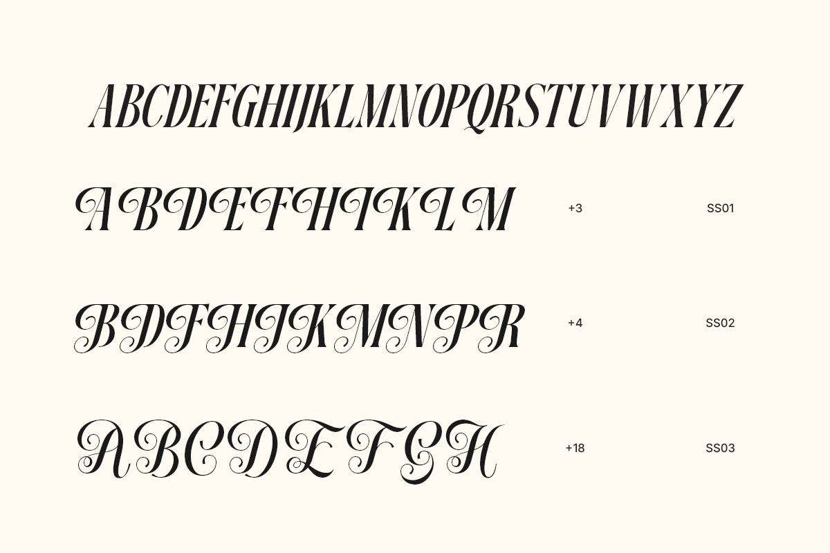 Dh Nottera Elegance - 7 Fashion Font, a Serif Font by Dharmas Foundry (Photo 16 of 17)