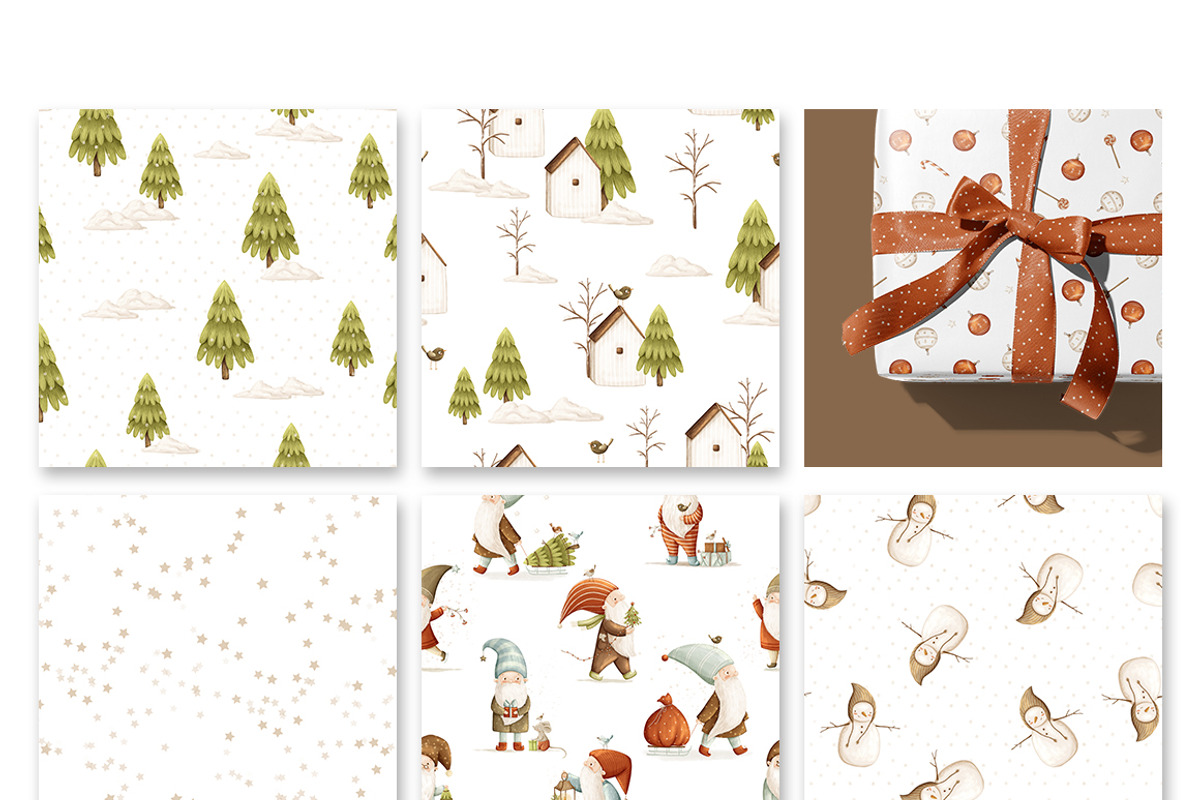 Happy Holidays. Christmas collection, an Animal Illustration by polikarpovaart (Photo 8 of 15)